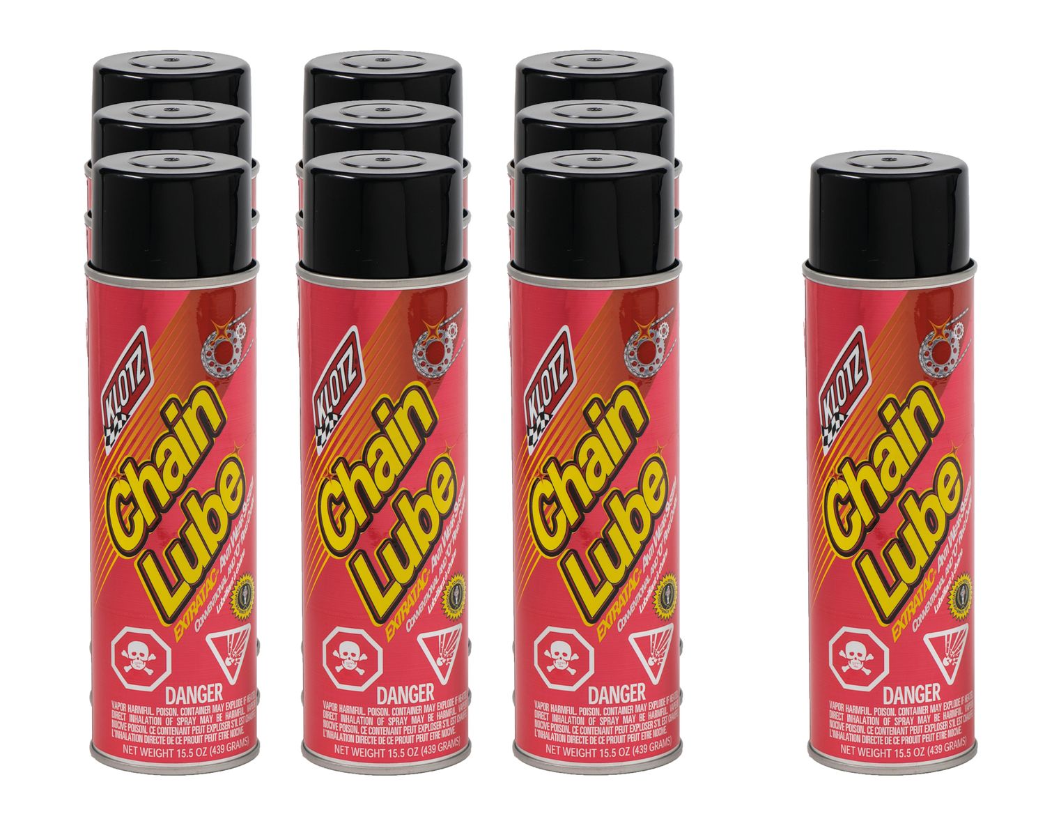 KLOTZ SYNTHETIC LUBRICANTSChain Lube Case 10x15.5 Ounces
