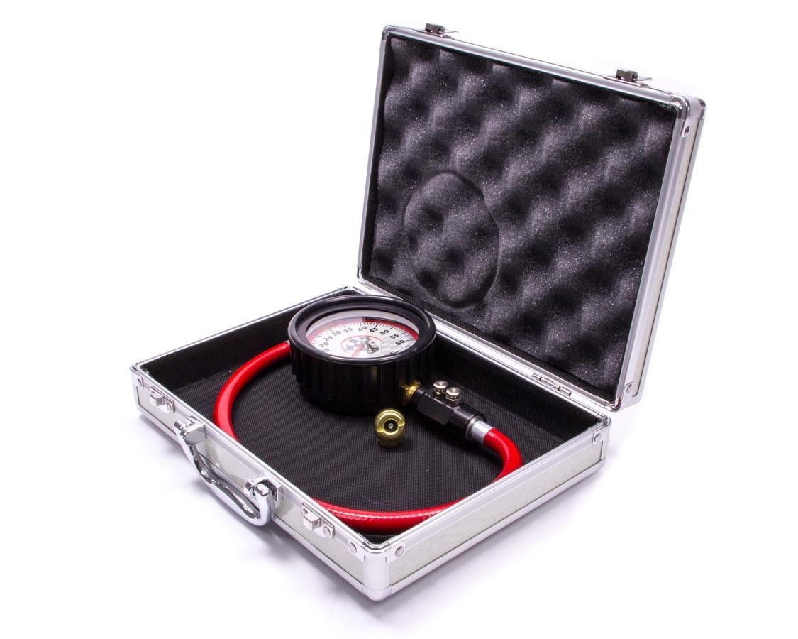 LONGACRETire Gauge 0-60PSI 3.5in GID Dual Bleed Magnum