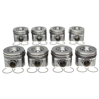 MAHLE ORIGINAL/CLEVITEPiston Set w/Rings Ford 6.4L Diesel 8pk