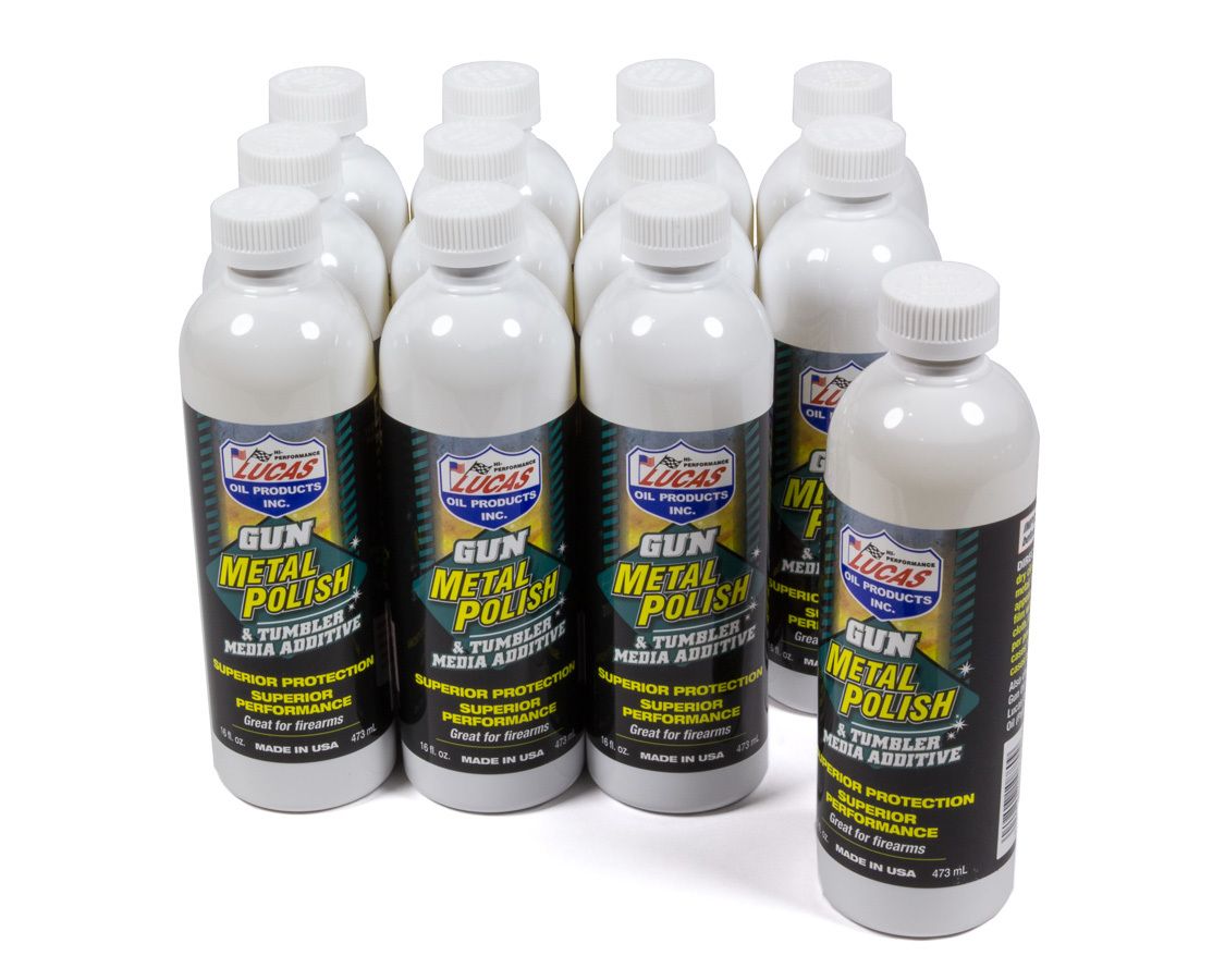LUCAS OILGun Metal Polish Case 12 x 16 Ounce