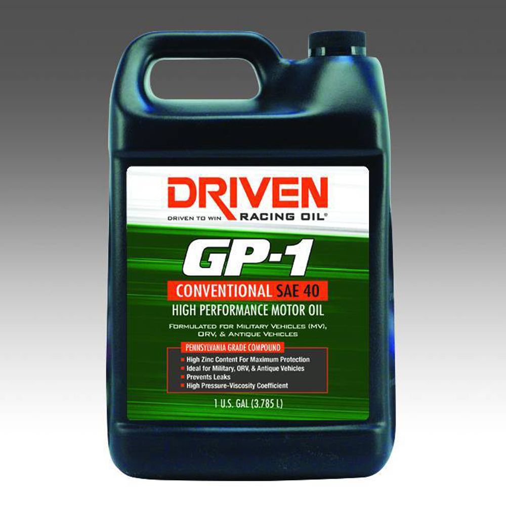 DRIVEN RACING OILGP-1 Conventional Oil SAE 40w 1 Gallon