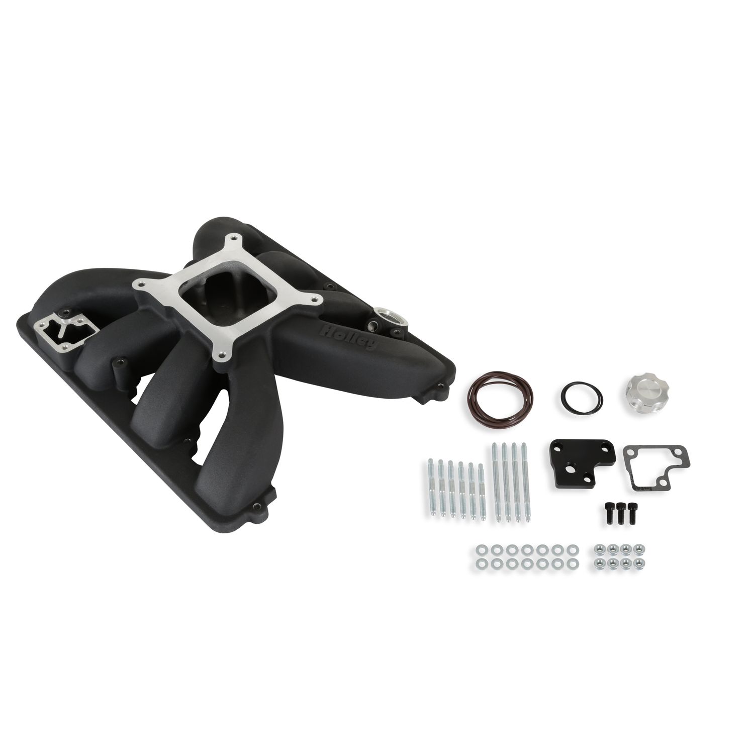 HOLLEYGen-3 Hemi Carb Intake Manifold Kit Black