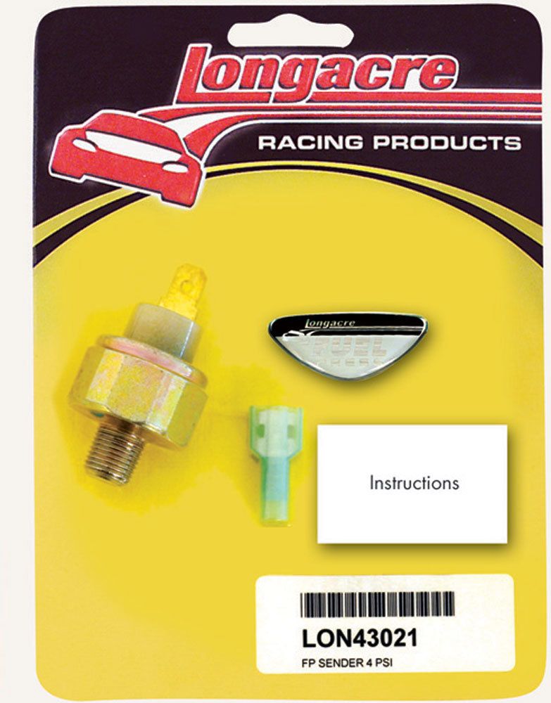 LONGACREFuel Pressure Sender 1/8in NPT 4psi