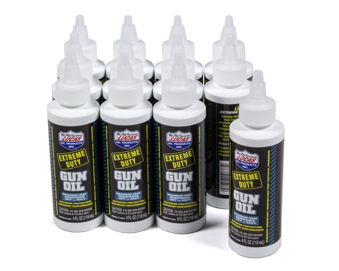 LUCAS OILExtreme Duty Gun Oil Case 12 x 4 Ounce