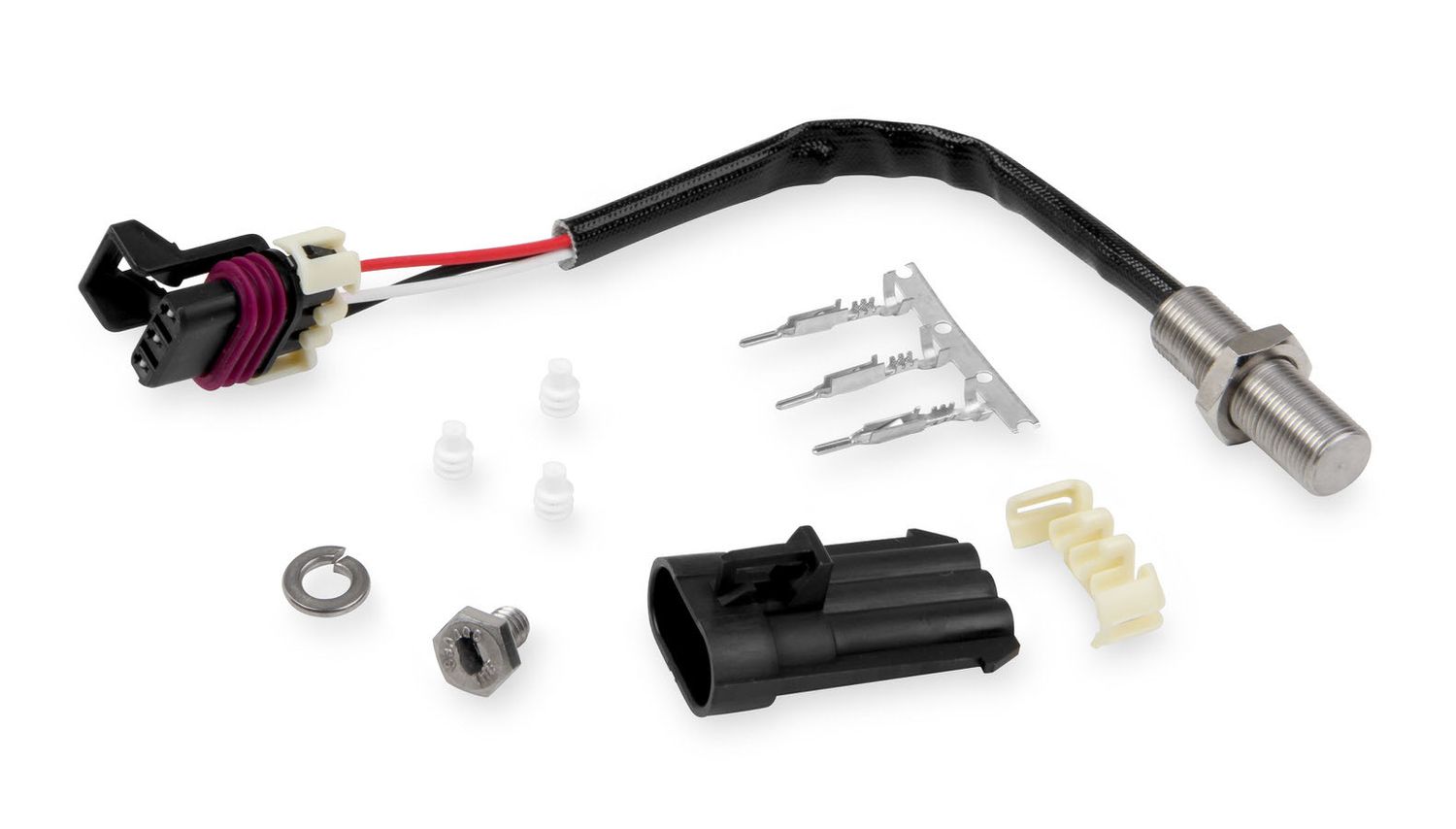 HOLLEYCamshaft Sensor w/Flying Magnet Target 1/4-20x3/8