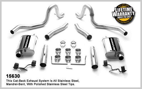 MAGNAFLOW PERF EXHAUST87-93 Mustang LX 5.0L Cat Back Kit