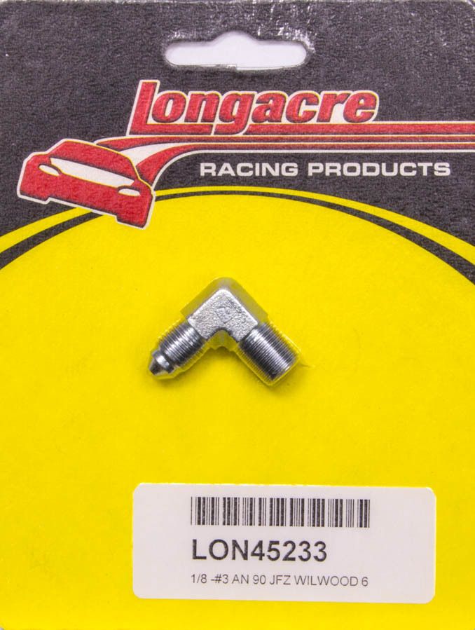 LONGACRE Brake Fitting #3 90 1/8NPT