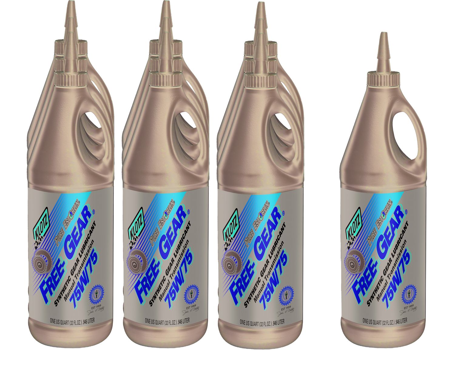 KLOTZ SYNTHETIC LUBRICANTSPure Estorlin Qualifier Trans Oil 75w75 Cs10x1Qt