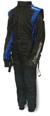 IMPACT RACING Suit D/L Mini Racer 1 pc Medium Blk / Blue