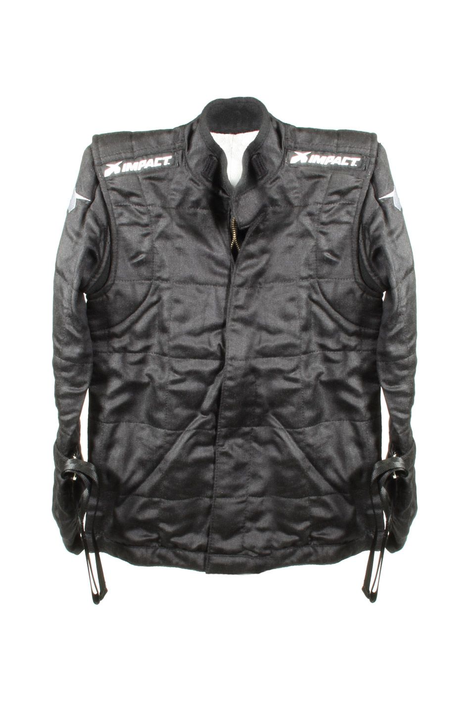 IMPACT RACING Suit Qtr Midget Jacket Large Black