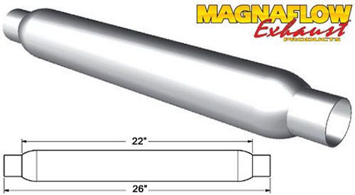 MAGNAFLOW PERF EXHAUSTGlass Pack Muffler 2.25in ALuminized Medium