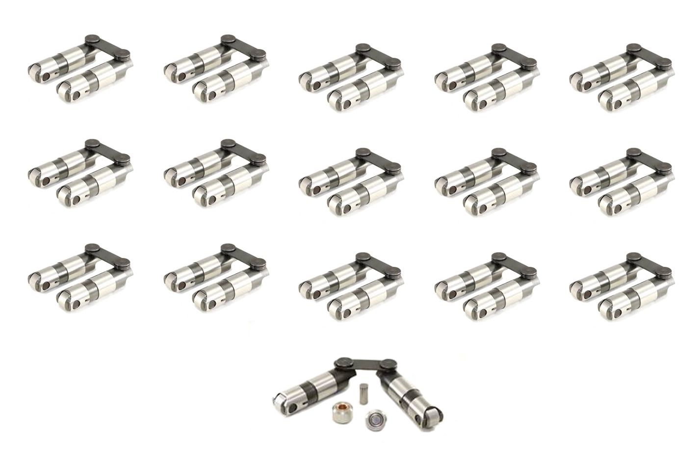 ISKY CAMSHPX Hyd. Roller Lifter Set SBC
