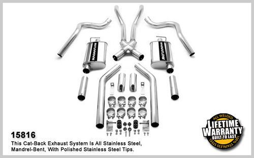 MAGNAFLOW PERF EXHAUST67-70 Mustang V8 Dual Exhaust Kit