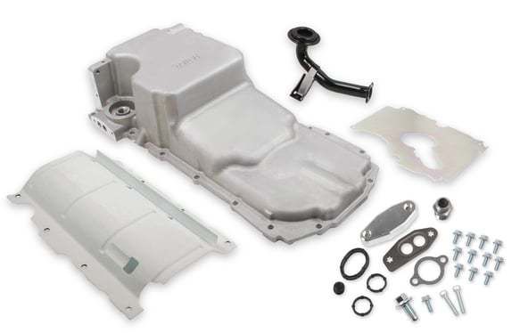HOLLEYGM LT Gen-V Oil Pan Swap Kit - As-Cast Finish