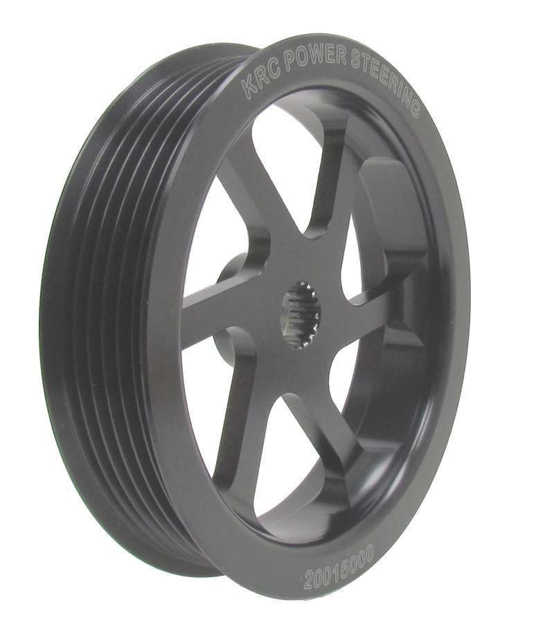 KRC POWER STEERING4.2in 6-Rib Alum P/S Pump Pulley