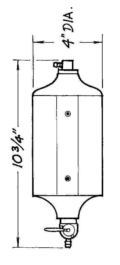 JAZBlack Radiator Catch Can 1qt.