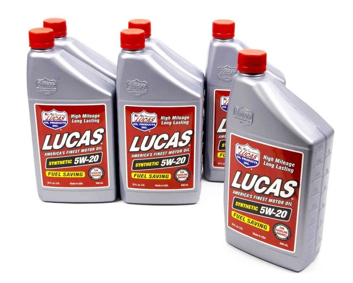 LUCAS OILSynthetic 5w20 Oil 6x1 Qt