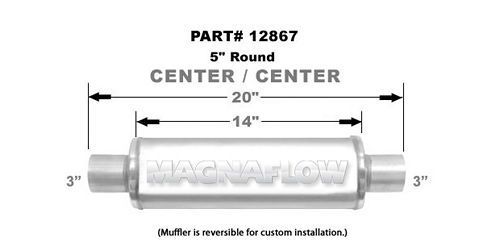MAGNAFLOW PERF EXHAUSTStainless Steel Muffler