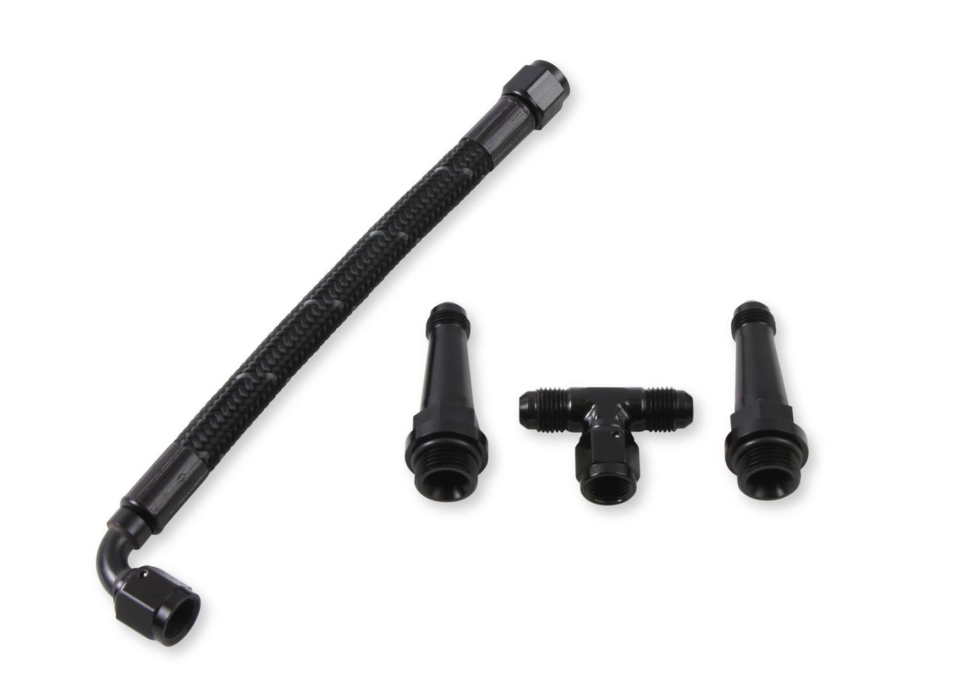 HOLLEYEFI Stealth Crossover Braided Fuel Line Lit