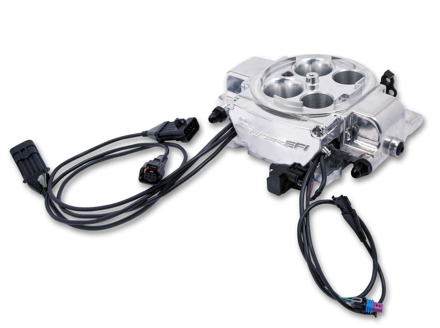 HOLLEYSniper EFI Quadrajet Kit Shiny Finish