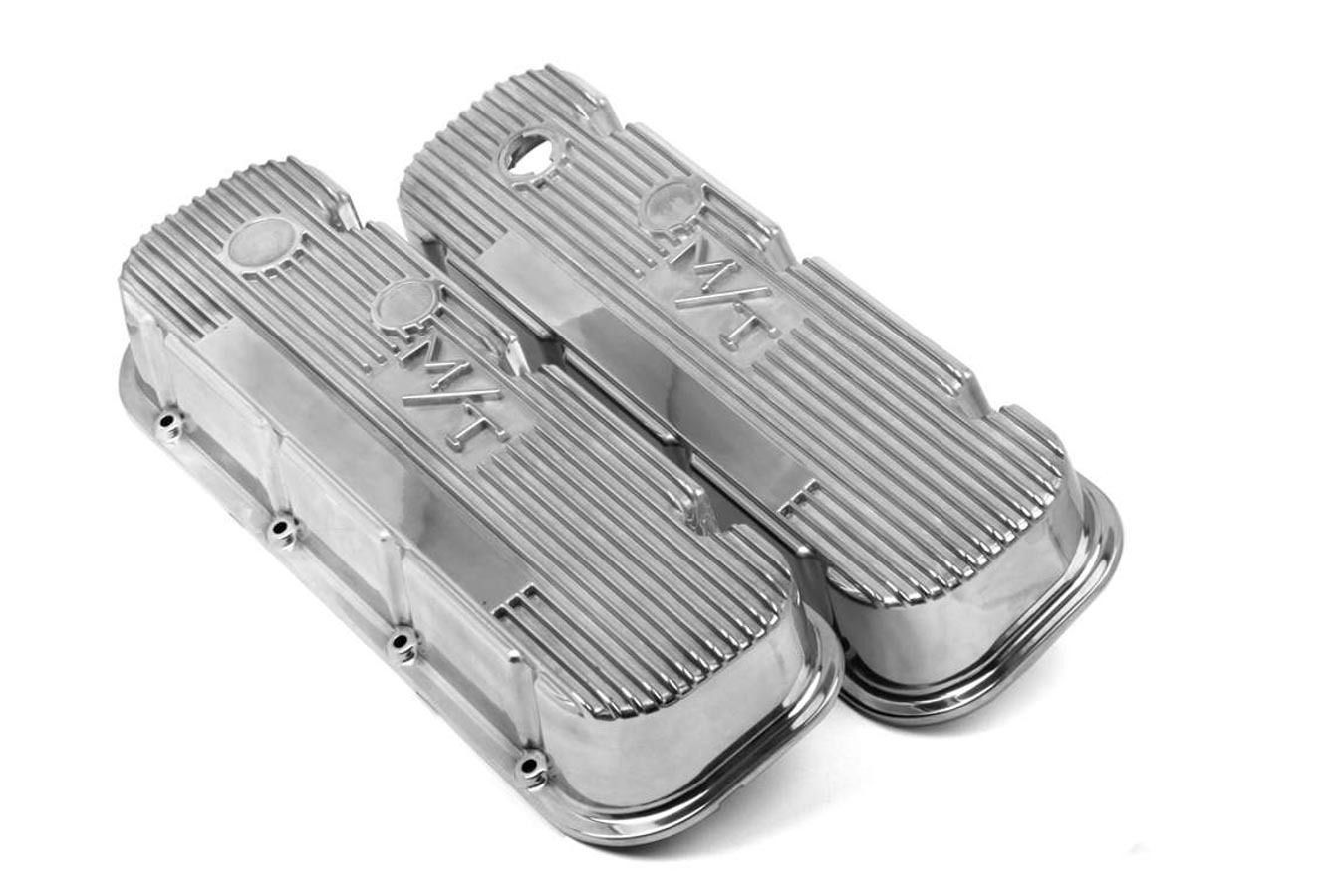 HOLLEYBBC M/T Valve Cover Set - Polished