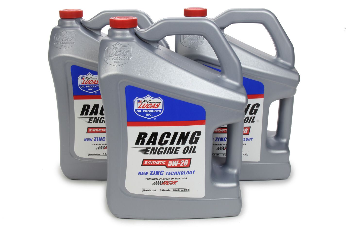 LUCAS OIL5w20 Synthetic Racing Oil Case 3 x 5 Quart