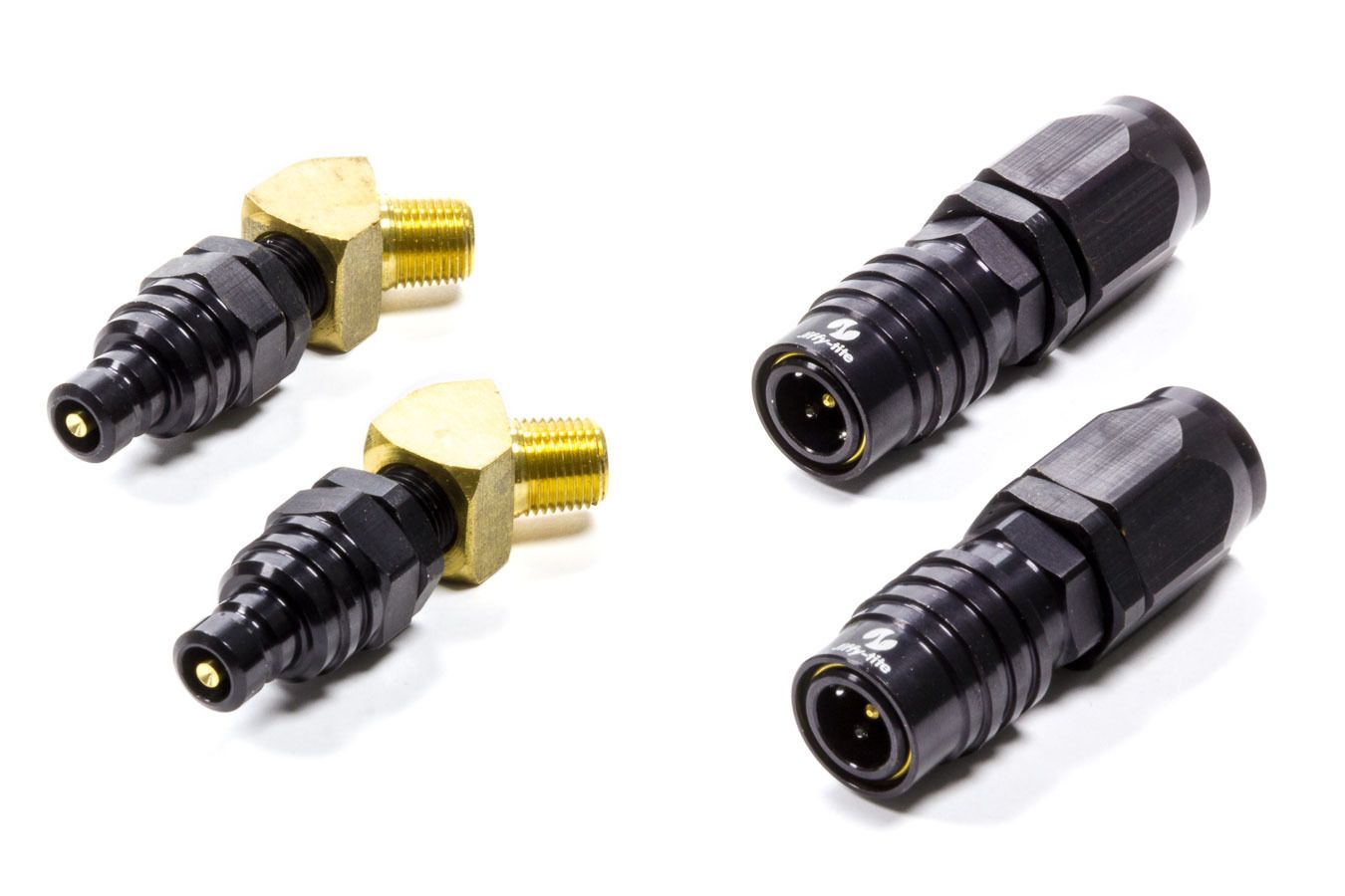 JIFFY-TITE Trans Line Fitting Kit 1/8 NPT Black