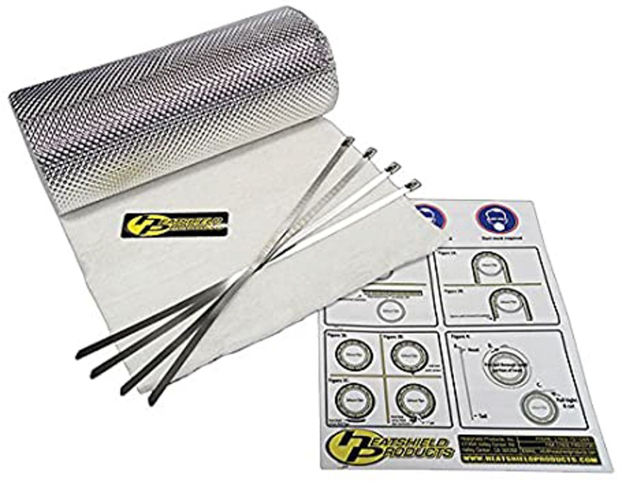 HEATSHIELD PRODUCTSArmor Kit 1/2in Thick x 12in Wide x 5ft w/ties