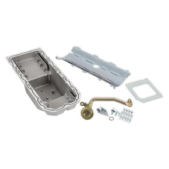 HOLLEY6qt Cast Alm Oil Pan Kit 6.2L Gen III Hemi Swap