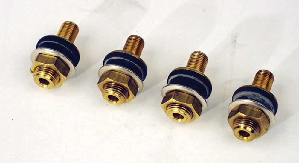 LONGACREBrass Valve Stems Low Profile (4pk)