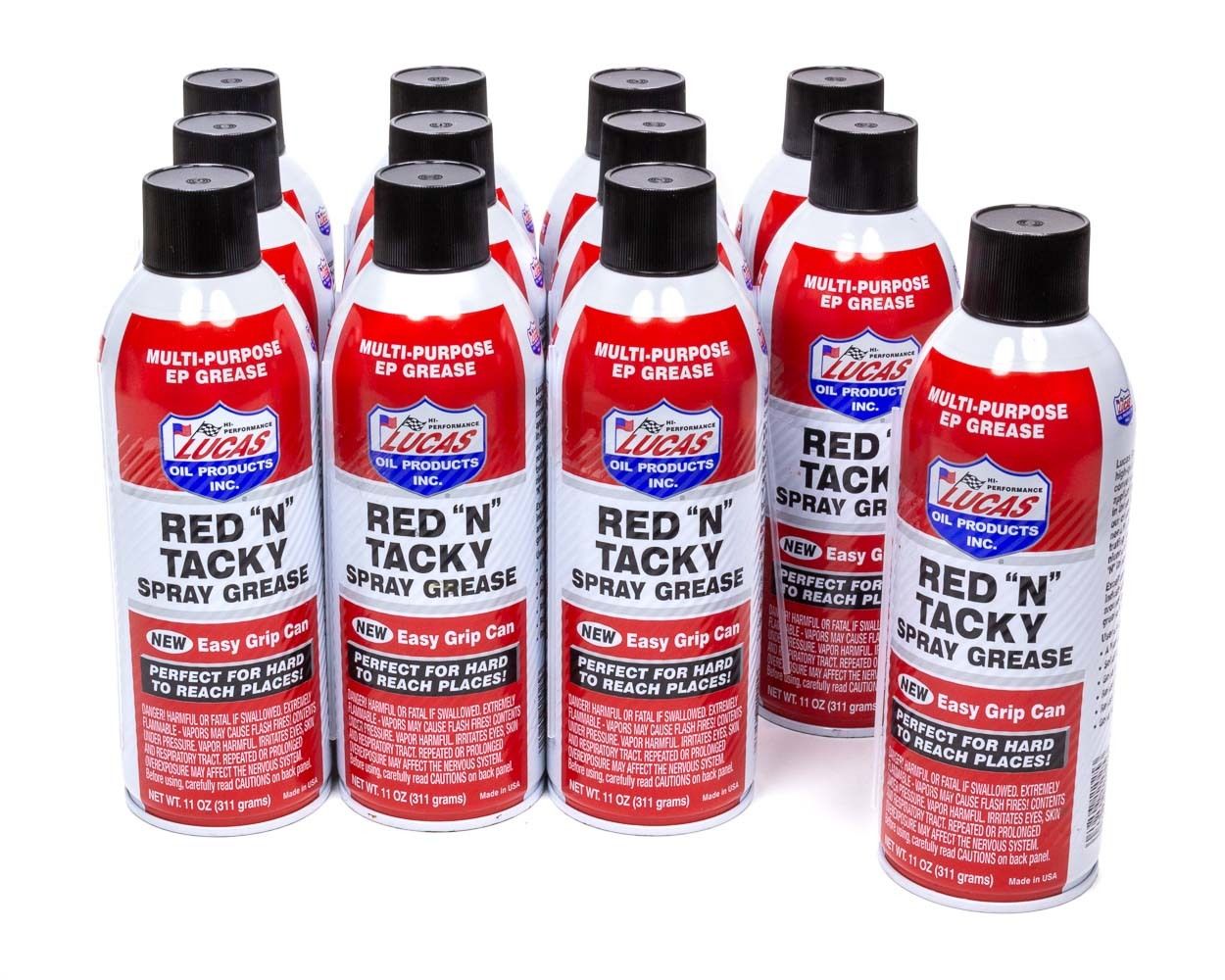 LUCAS OILRed-N-Tacky Spray Grease Temp Disc 5/21