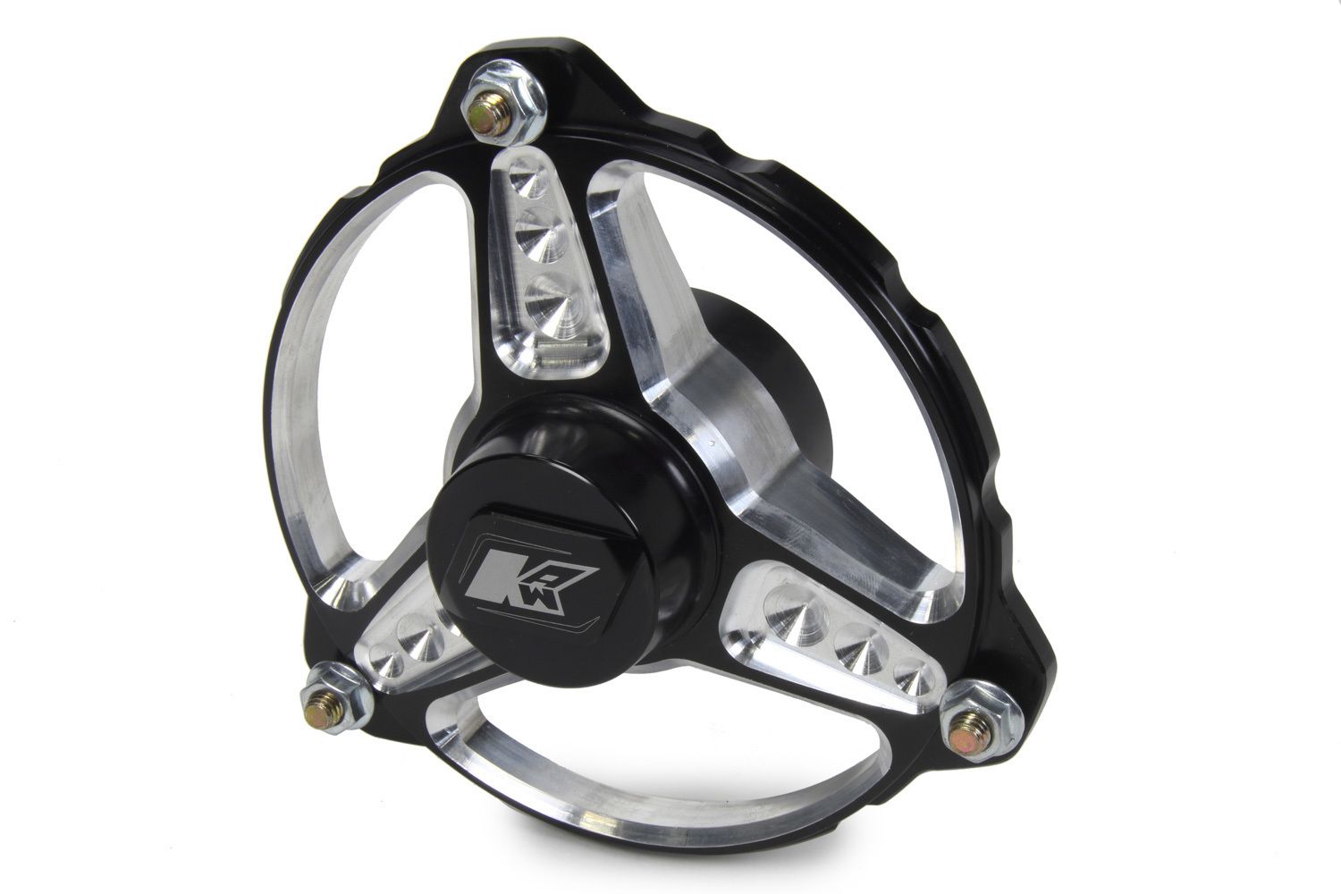 KEIZER ALUMINUM WHEELS, INC.Front Hub Blk Anod 3 Pin Micro w/Bearing Right