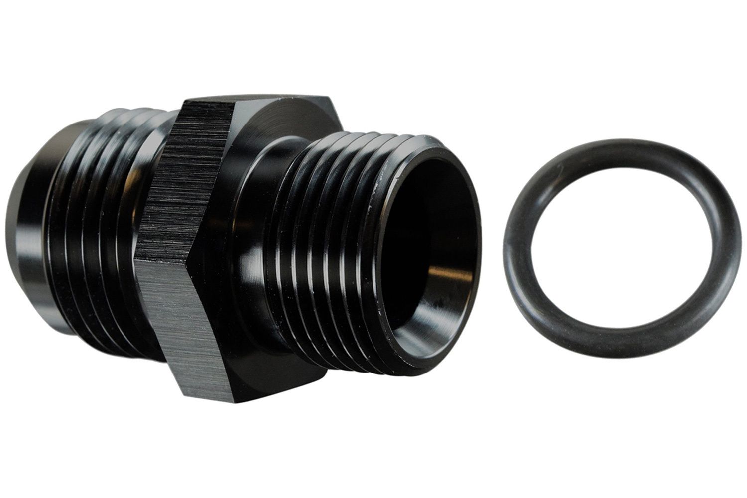 ICT BILLET LS Truck Turbo Oil Drain Pan Adapter -10AN