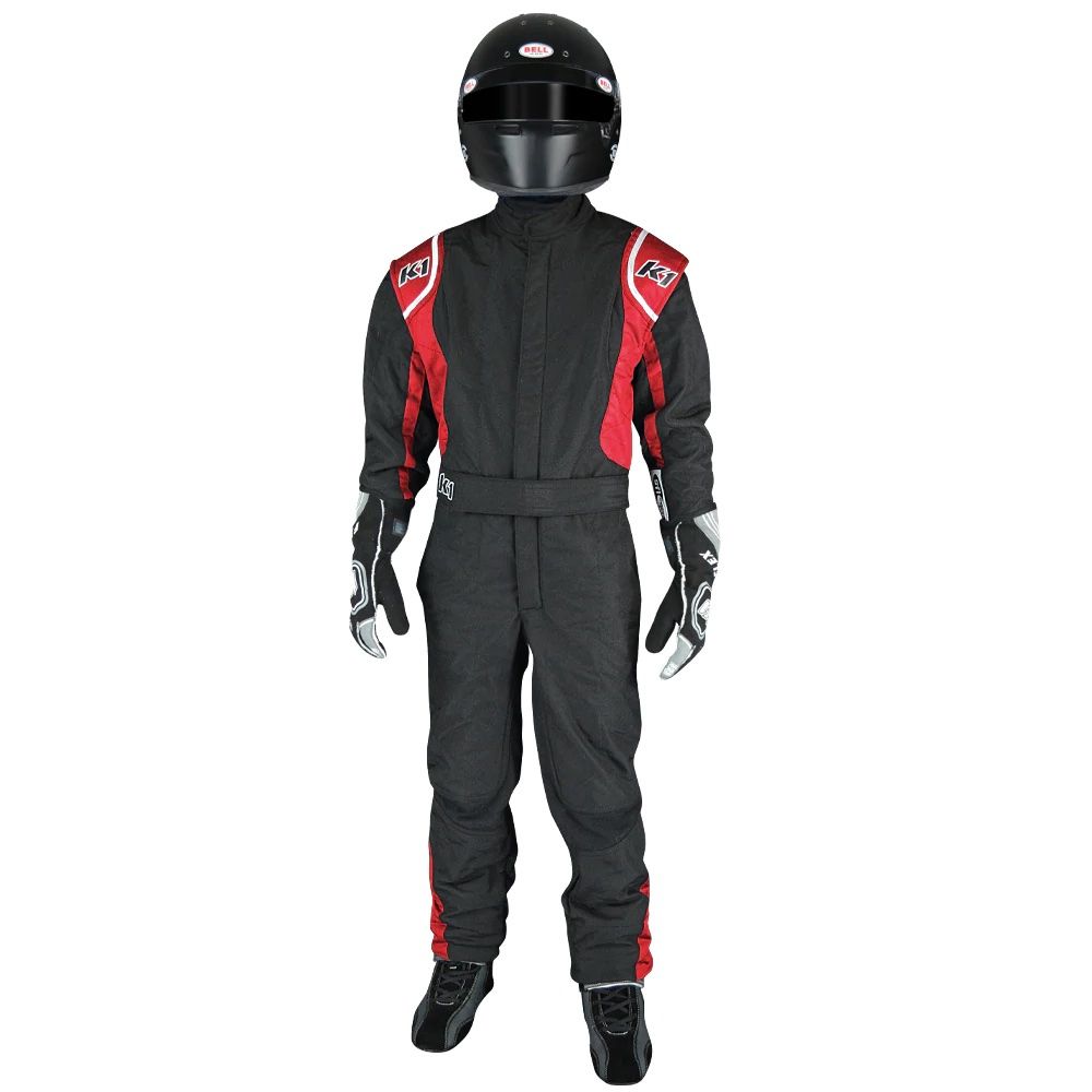 K1 RACEGEARSuit Precision II 4X- Small Black/Red