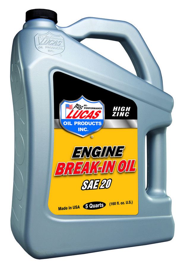 LUCAS OIL Petroleum Break In Oil 5 Quart Bottle