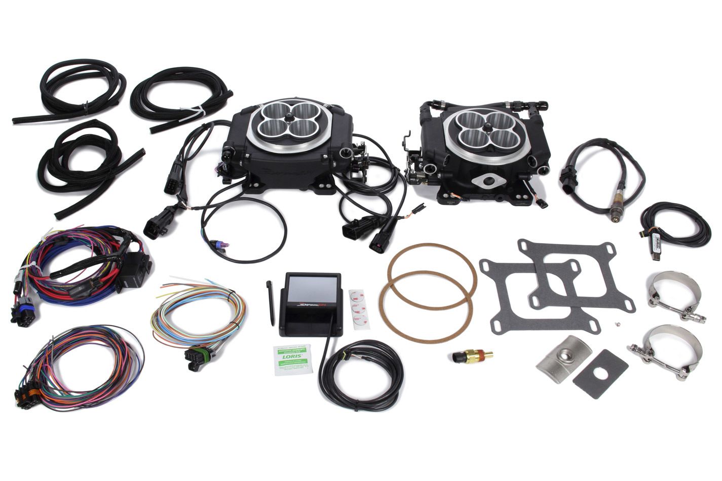 HOLLEYSuper Sniper 4150 2x4 EFI Kit - Black