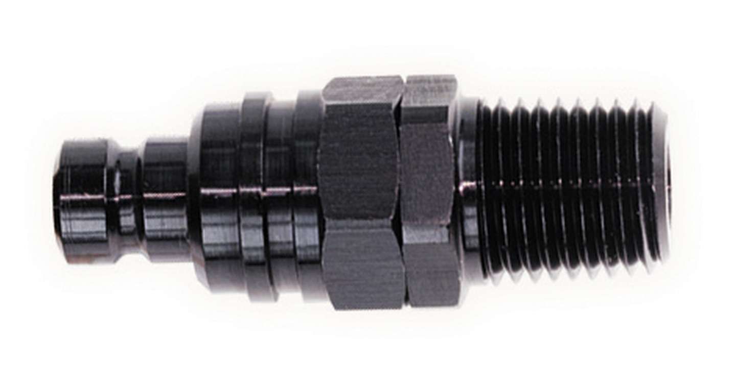 JIFFY-TITEQ/R Male 1/4in NPT Plug Black