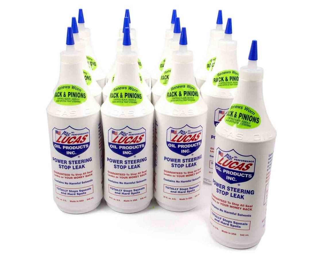 LUCAS OILPower Steering Stop Leak Case 12x1 Qt