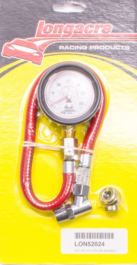 LONGACRETire Gauge 0-30PSI 2in GID
