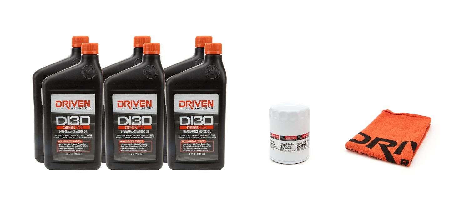 DRIVEN RACING OIL5w30 Oil Change Kit 11- 15 Ford F150 3.5L 6Qt.