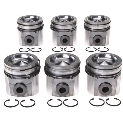 MAHLE ORIGINAL/CLEVITEPiston Set w/Rings Dodge 5.9L Cummins 6pk