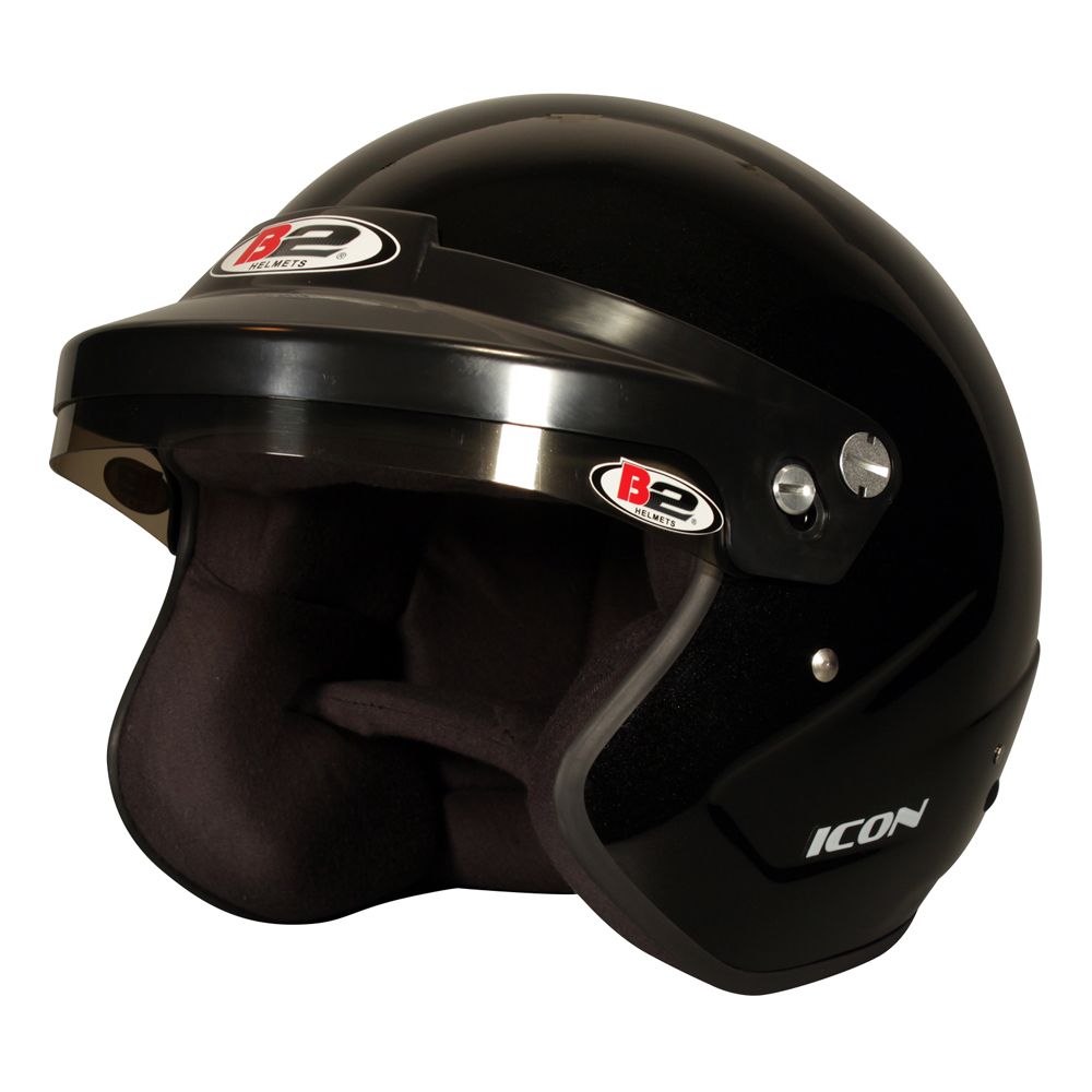 B2 HELMETS - OLDHelmet Icon Black 61-61+ X-Large SA20