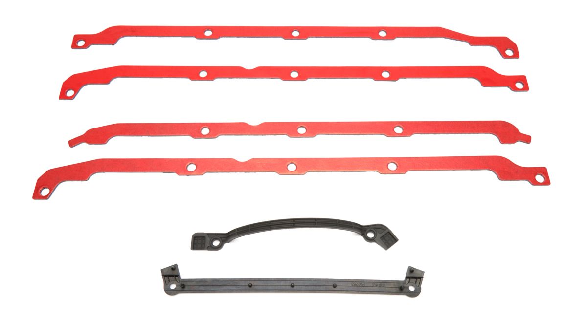 MAHLE ORIGINAL/CLEVITEOil Pan Gasket Set - BBC Gen-4 Notched Side Rail