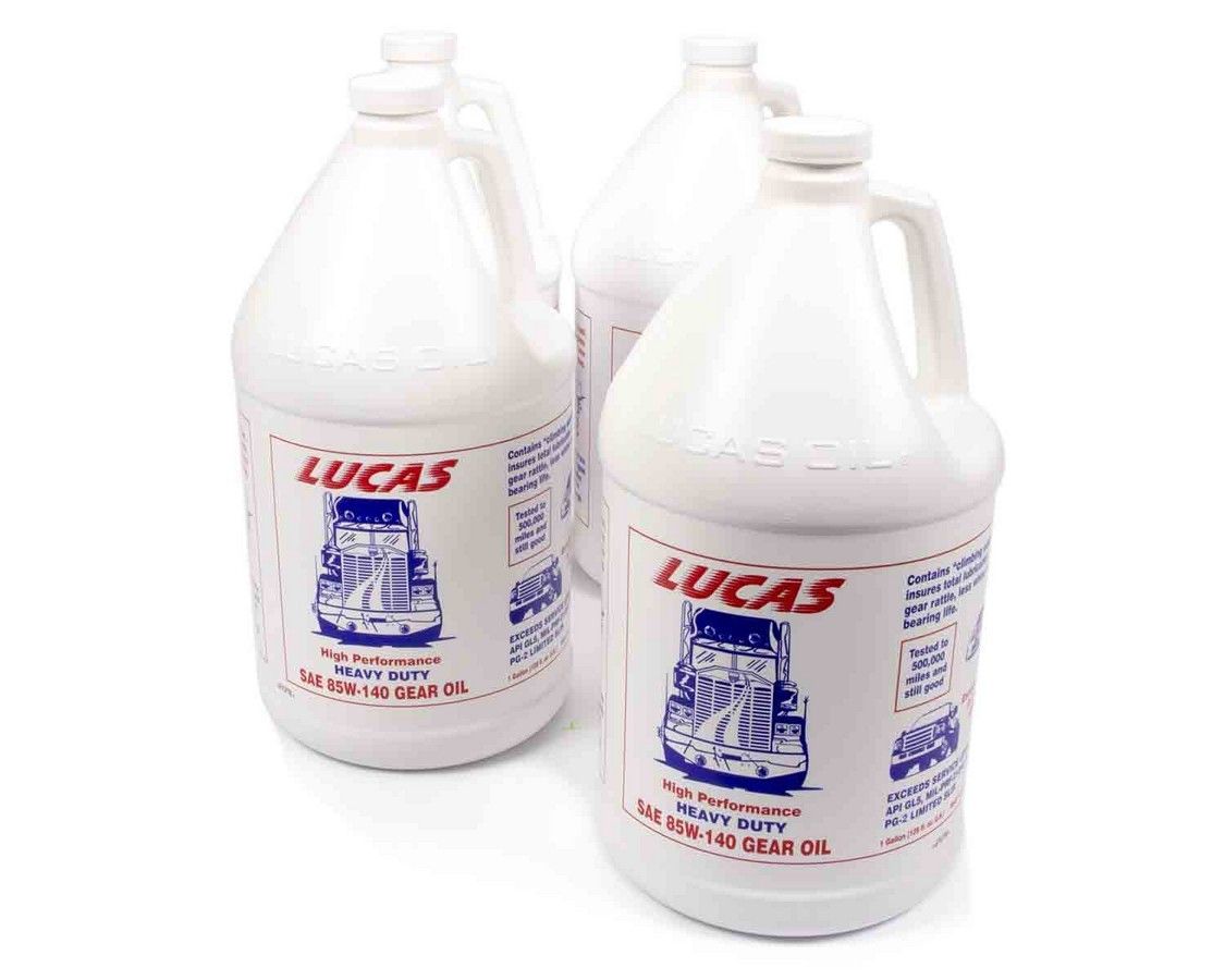 LUCAS OIL85w140 Gear Oil Case/4- Gal