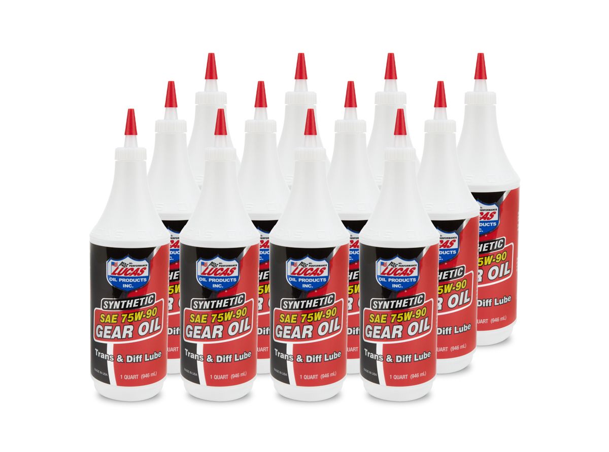 LUCAS OIL75w90 Trans/Diff Lube Case/12