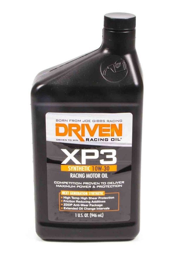 DRIVEN RACING OILXP3 10w30 Synthetic Oil 1 Qt Bottle