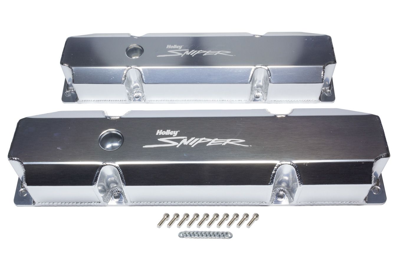 HOLLEY Sniper Fabricated Valve Covers  BBM Tall