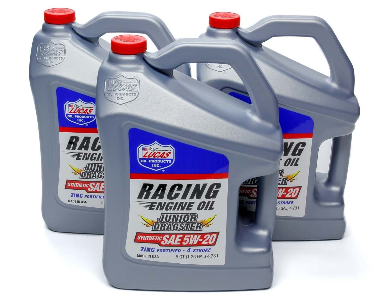 LUCAS OILJr. Dragster-Karting Oil 5w20 Case 3 x 5 Qt Jug