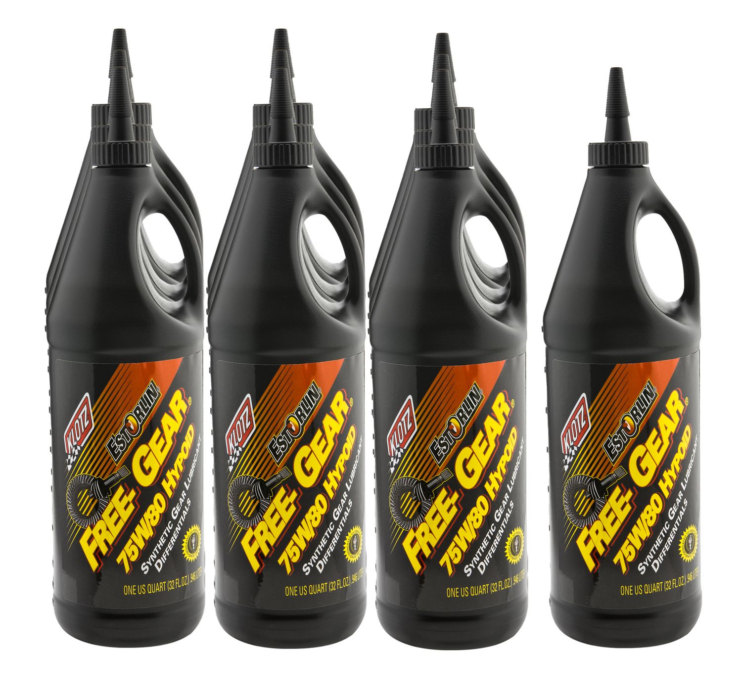 KLOTZ SYNTHETIC LUBRICANTSPure Estorlin Qualifier Gear Oil 75w80 Cs 10x1Qt