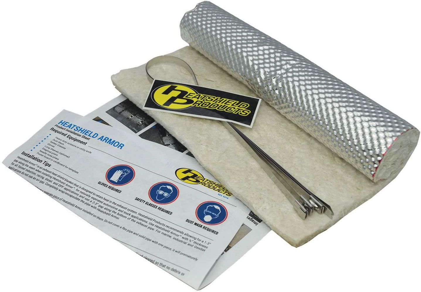 HEATSHIELD PRODUCTSHeatshield Armor Kit w/ ties 12 in x 10 in